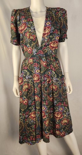 80s stevens floral puff - r,