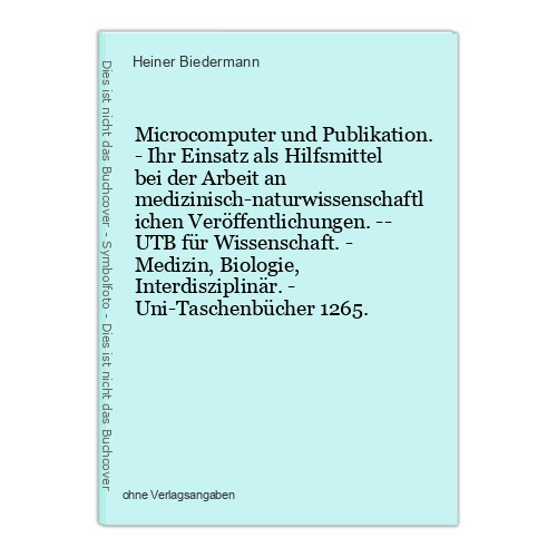 Microcomputer und publikation - microcomputer,