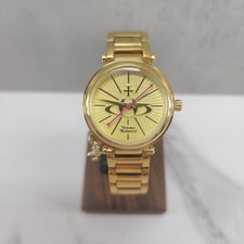 Orologio Vivienne Westwood oro madre sfera charm VV006KGD con etichette, senza scatola! REGALO