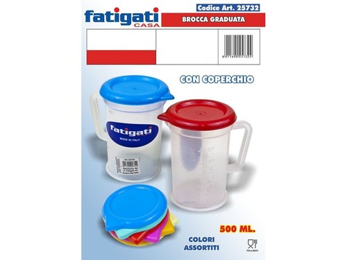 Caraffa fatigati graduata - fatigati, con