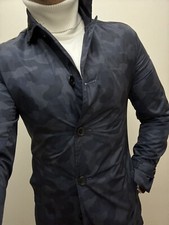 Impermeabile Giacca “Zara“ Taglia S  Motivo Camufflage blu