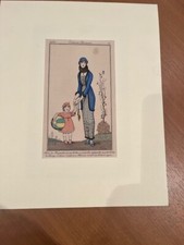 Sette Antiche Stampe Francesi "Costume Parisien" 1912-1914