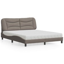 vidaXL Letto con Materasso