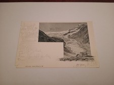 Alp Grum Bernina Helvetia 1903 francobollo 5 cartolina a6