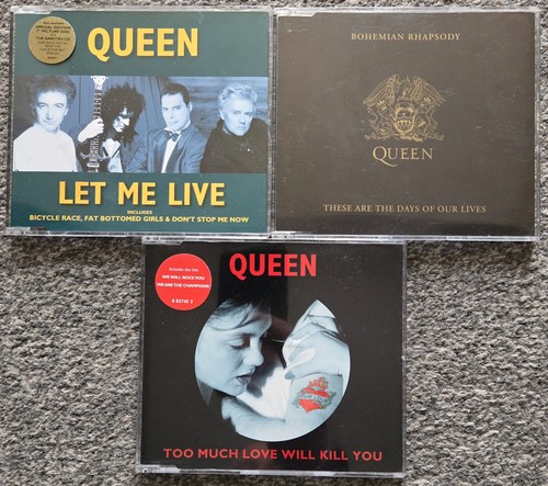 Queen cd single bundle - x,