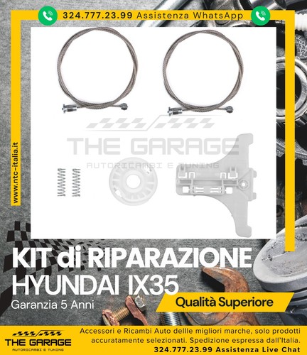 Kit riparazione alzavetro - kit,