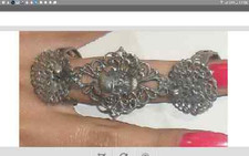 medieval bath ring silver