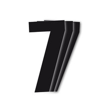 NUMERO GARA 7 NERO IN