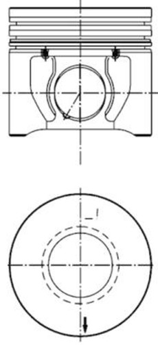 Pistone kolbenschmidt 40172610 - pistone,