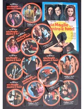 fotobuste MIA MOGLIE DENTRO E FUORI marisa longo matassi morgan F04