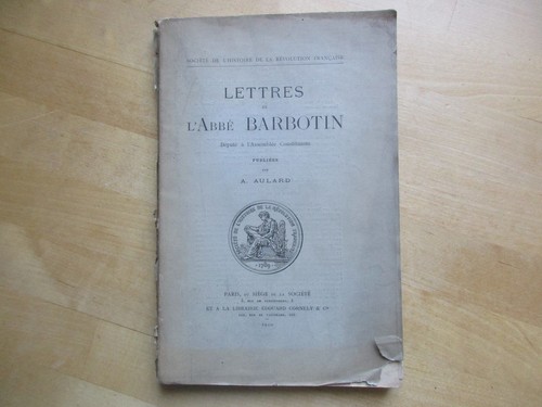Lettres abbe barbotin - lettres, de