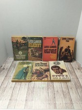 Vintage Gold Medal Bantam Books by Louis L'Amour Western Paperback Lot of 7