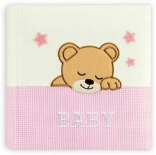 ALBUM FOTOGRAFICO NEONATI BIMBA ELISA PINK 20 FOGLI 24X24 CON VELINA