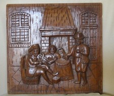OLD DUTCH ANTIQUE HIGH RELIEF