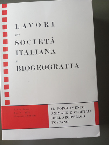 Società italiana biogeografia - società,