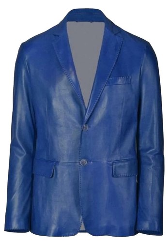 Blazer giacca uomo blu vera - blazer,