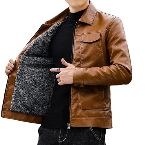 Giacca ecopelle uomo - giacca, da