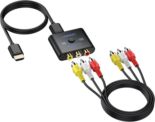 Adattatore rca hdmi 1080p - av,