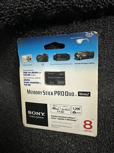 Sony 8gb mark2 memory stick - sony,