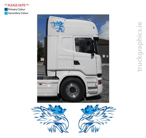 Adesivo scania griffin lato - scania,