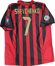 maglia calcio vintage AC Milan Shevchenko Adidas 2005 2006 Zafira home XL