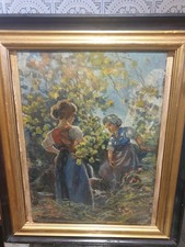 Plinio Nomellini Dipinto Su Tavola 