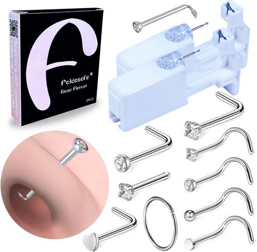 Pezzi pistola piercing naso - pistola,