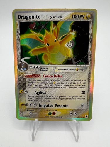 Carta pokemon dragonite - pokemon,