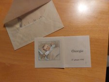 Lettera di Invito Battesimo Vintage 1950, Partecipazione 