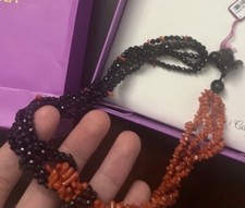 Collana Corallo  e Onice