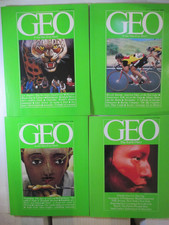 LOT of 4 Geo Magazine  1978-80