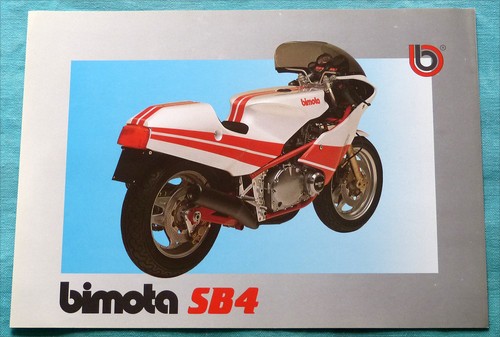 Brochure bimota sb4 - brochure, motore