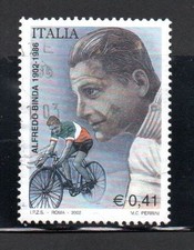 Francobollo Italia 2002 Alfredo Binda  usato