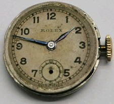 Molla per capelli vintage anni 20 Rolex Prima 83/4 Hunter Elinvar 6 pos. Movimento orologio da polso