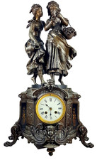 ANTICO orologio da camino