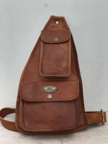 Zaino uomo pelle - in, vintage