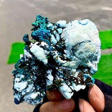 2011 Miniera di rame naturale con malachite esemplare minerale primitivo pietra preziosa rara