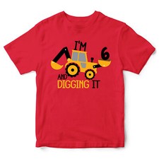 Personalised Boys Digger T
