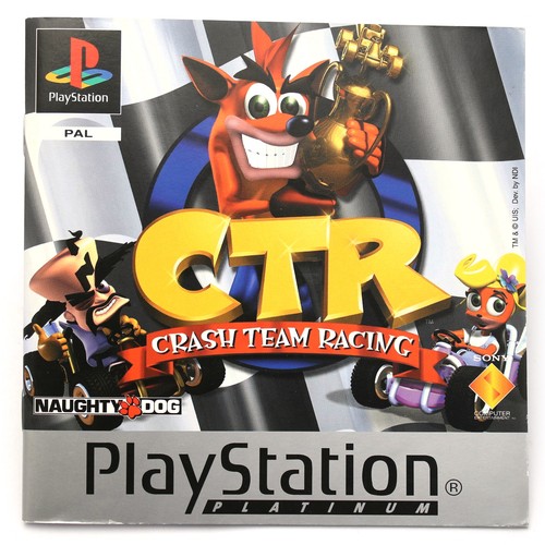 Ps1 crash team racing - racing, manuale