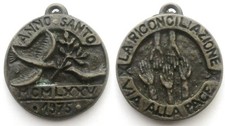 Medaglia anno Santo 1975 la riconciliazione via alla pace