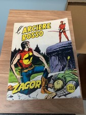 ZAGOR SCRITTA ROSSA N°61 L'ARCIERE ROSSO L.350 OTTIMO GIUGNO 1975