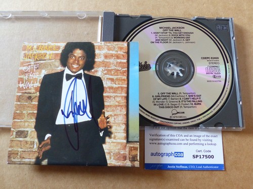 Michael jackson signed - michael,