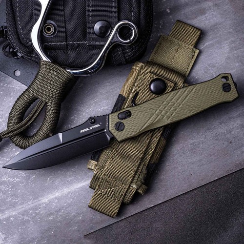 Coltello real steel muninn - coltello,