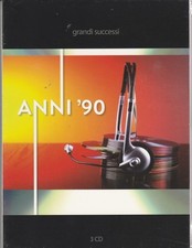 3 Cd ANNI '90 GRANDI SUCCESSI ORIGINALI AA.VV. box nuovo sigillato digibook