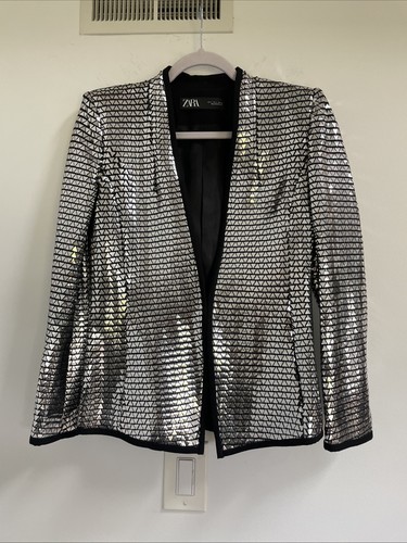Blazer zara argento - zara,