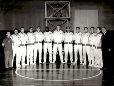 Foto Squadra Originale Anni 60/70 All'onesta'  Pallacanestro Milano 1958 in tuta