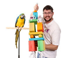 Tropical Mammut XXL Pappagallo Giocattolo - Enorme Giocattolo per Giacinto e Ara Alata Verde