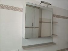 specchiera bagno pensile con mensole