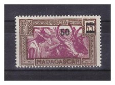 MADAGASCAR  . N ° 234  .   50  c  SUR   65  c    .   NEUF ** . SUPERBE .