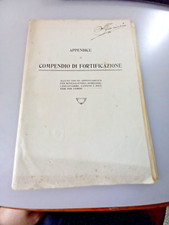 COMPENDIO TAVOLE FORTIFICAZIONI X MITRAGLIATRICI,BOMBARDE,LANCIAFIAMME ECC. WW1